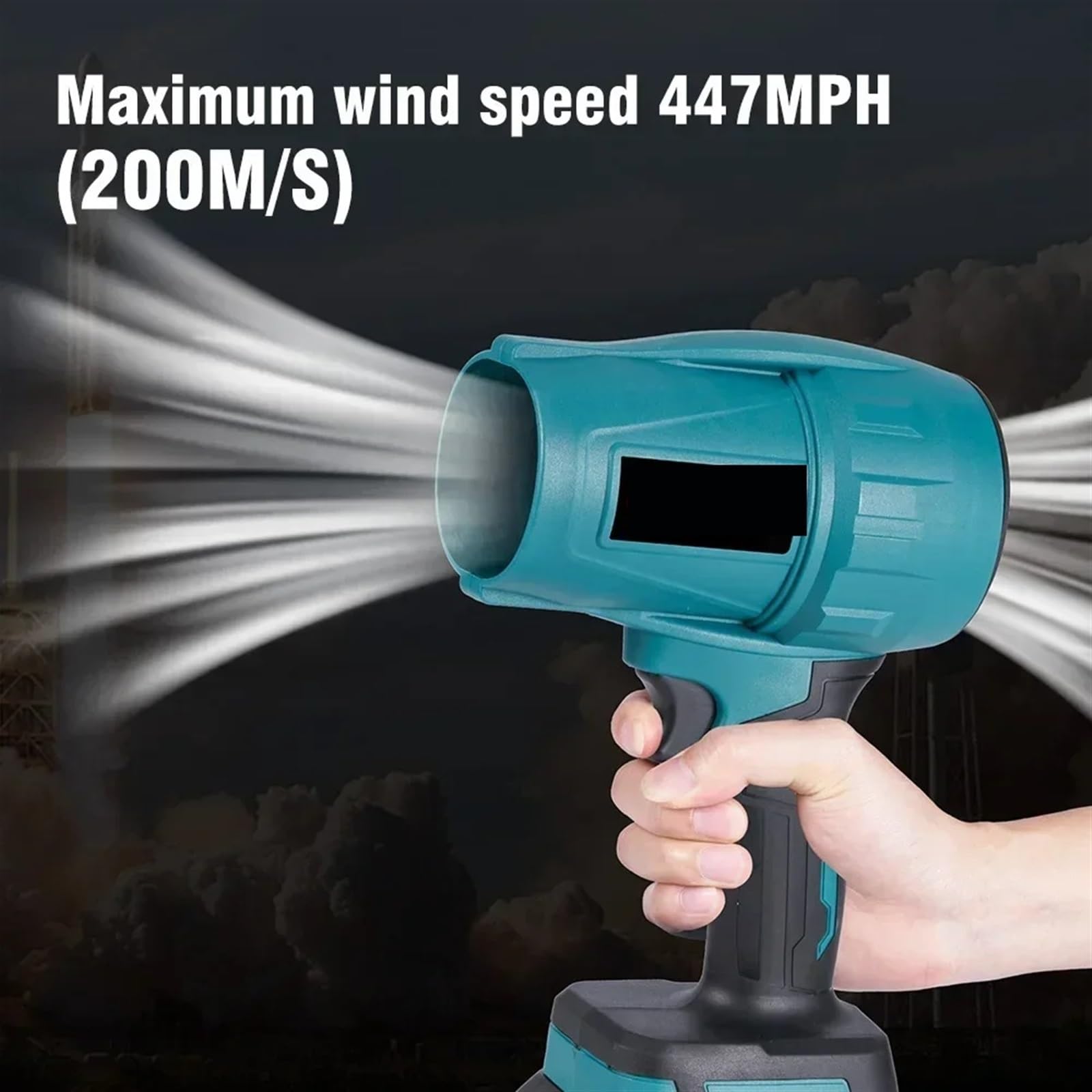 Radialgebläse, Bürstenloser 2000W elektrischer Turbogebläse-Jet-Fan 200M/S heftiger Auto-Trockner Handheld-bläser