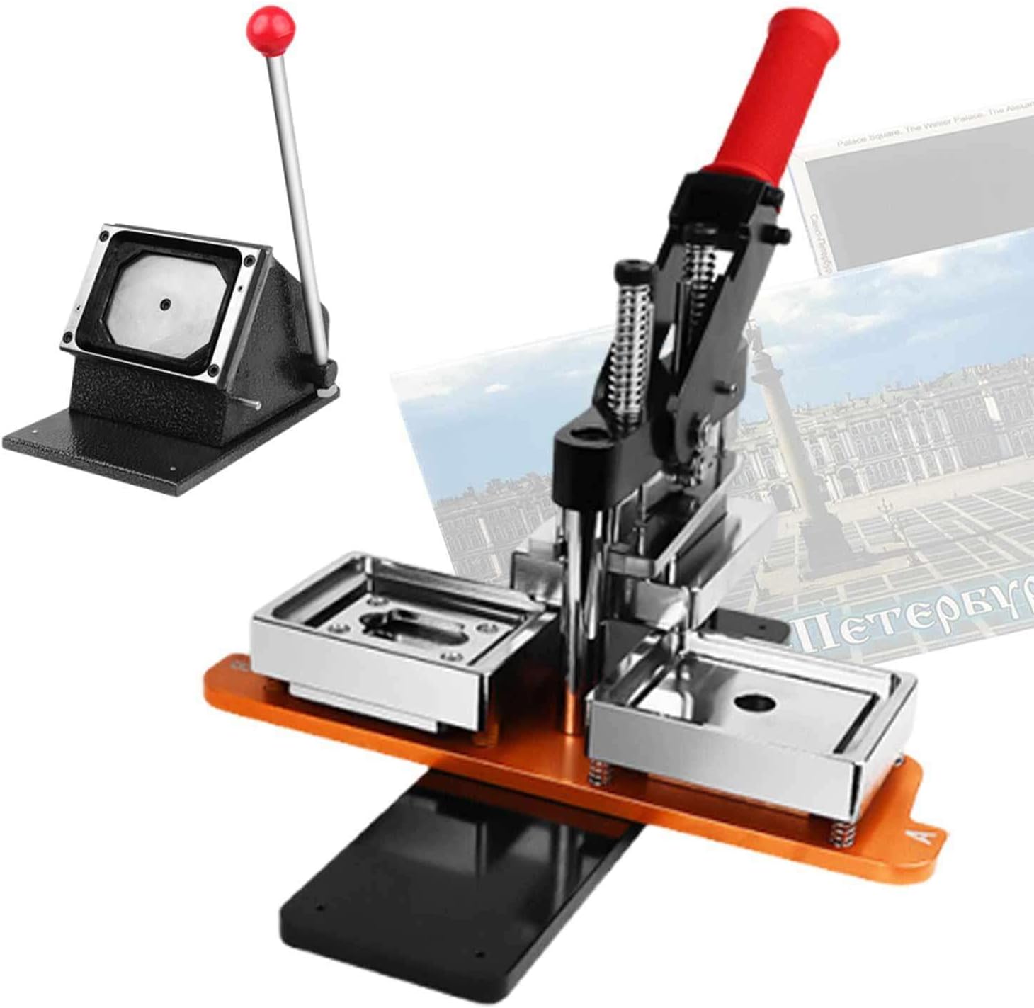 Magnet Maker Kit, Craft Machine for Custom Magnets, Includes Press + Paper Cutter + 100-Piece Supplies, Compatible with Acrylic & Cardboard 2.5×2.5in1000pcAcrylicMaterials