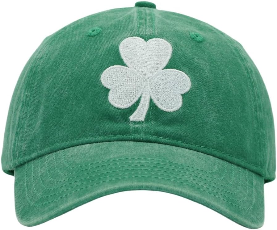 St Patricks Day Clover Cap - Fits OSFM & XXL - Ireland Irish Men Women Shamrock Hat - Gifts for Dad Mom Grandpa Grandma - Image 2