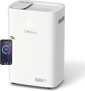 Belaco 20L WiFi Dehumidifier for Home & Basement – Smart App Control, Energy Efficient Compressor, Laundry Dry Mode, Conti…