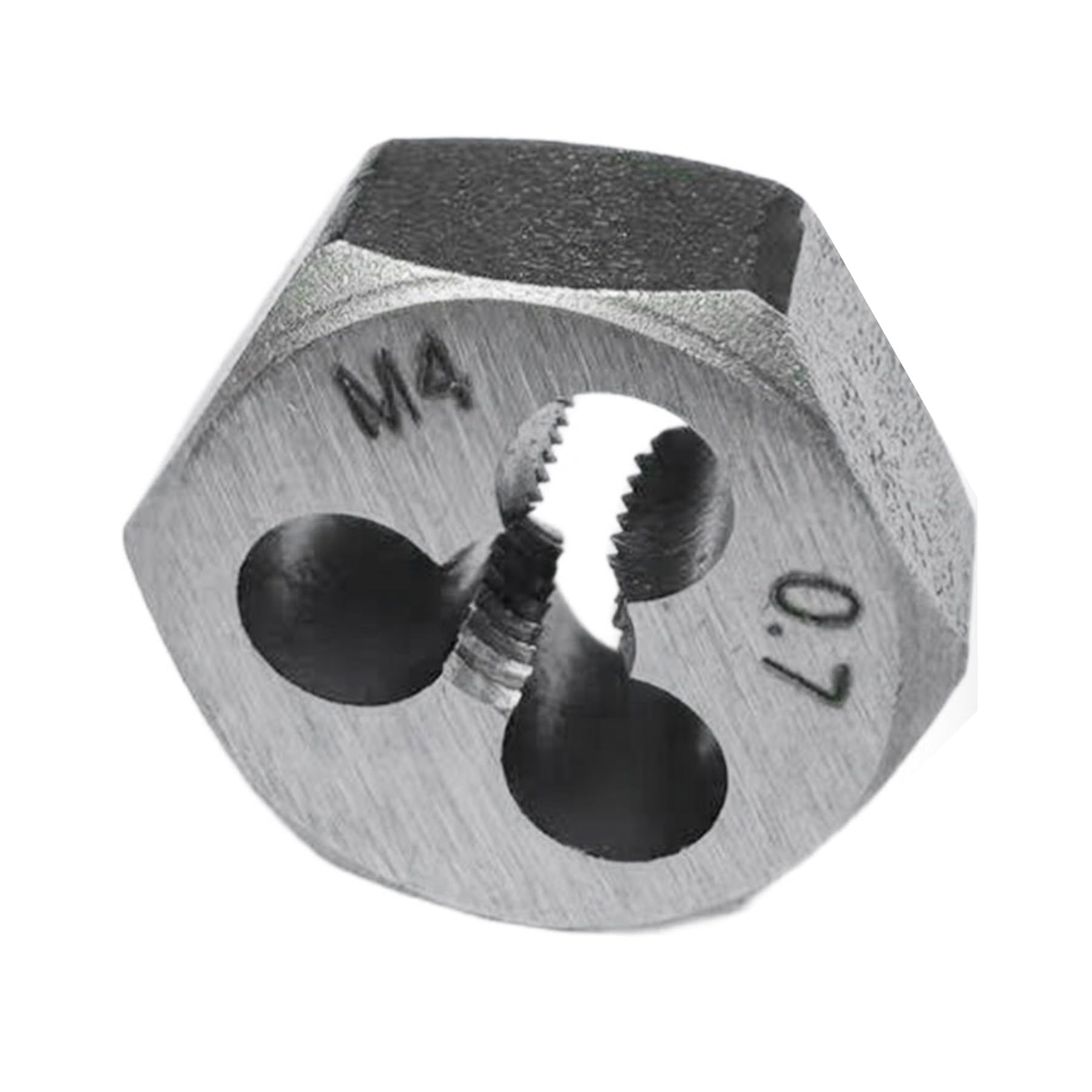 Yamesh M4 x 0.7 Hex Die Rethreading Die Thread Die Carton Steel For Right Hand