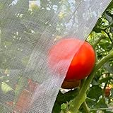 Garden Mesh Netting 10'x33' Plants Covers Ultra Fine Bug Cover Keep Trees Vegetables Fruits from Cicada Mosquito Netting for Patio Crops Flowers Protection Cicada Insect Net (White)
