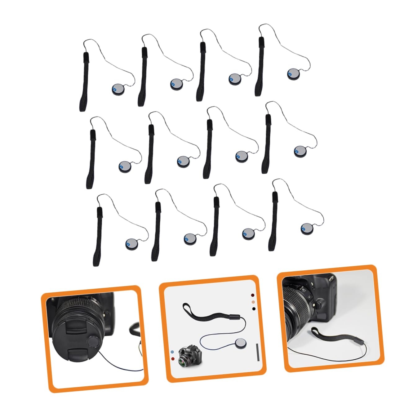 DOITOOL Fodera -perdita Della Corda Accessori Accessori Fotocamera Cinturino Da Polso Per Fotocamera Cavo Della Fotocamera in Cotone Plastica Black