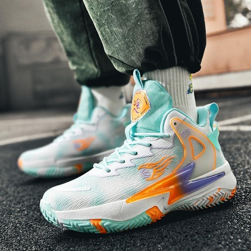 Buty Do Koszykówki Unisex Niskie Modne Dwukolorowe Trening