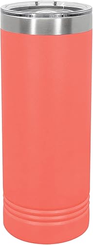 Miniatura 7 de Personalized Skinny Tumbler (22oz) with Silicone Straw, Custom Engraved with Name, Choice of Travel Mug Color