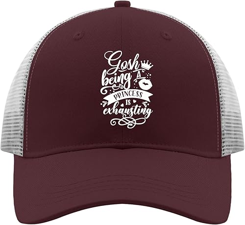 Hat Gosh Being a Princess is Exhausting Gorras de béisbol, gorra vintage para mujer