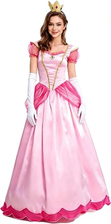 GOLDSTITCH Womnes Princess Costume Halloween Birthday Party Dress up Fancy Costume Cosplay Outfit