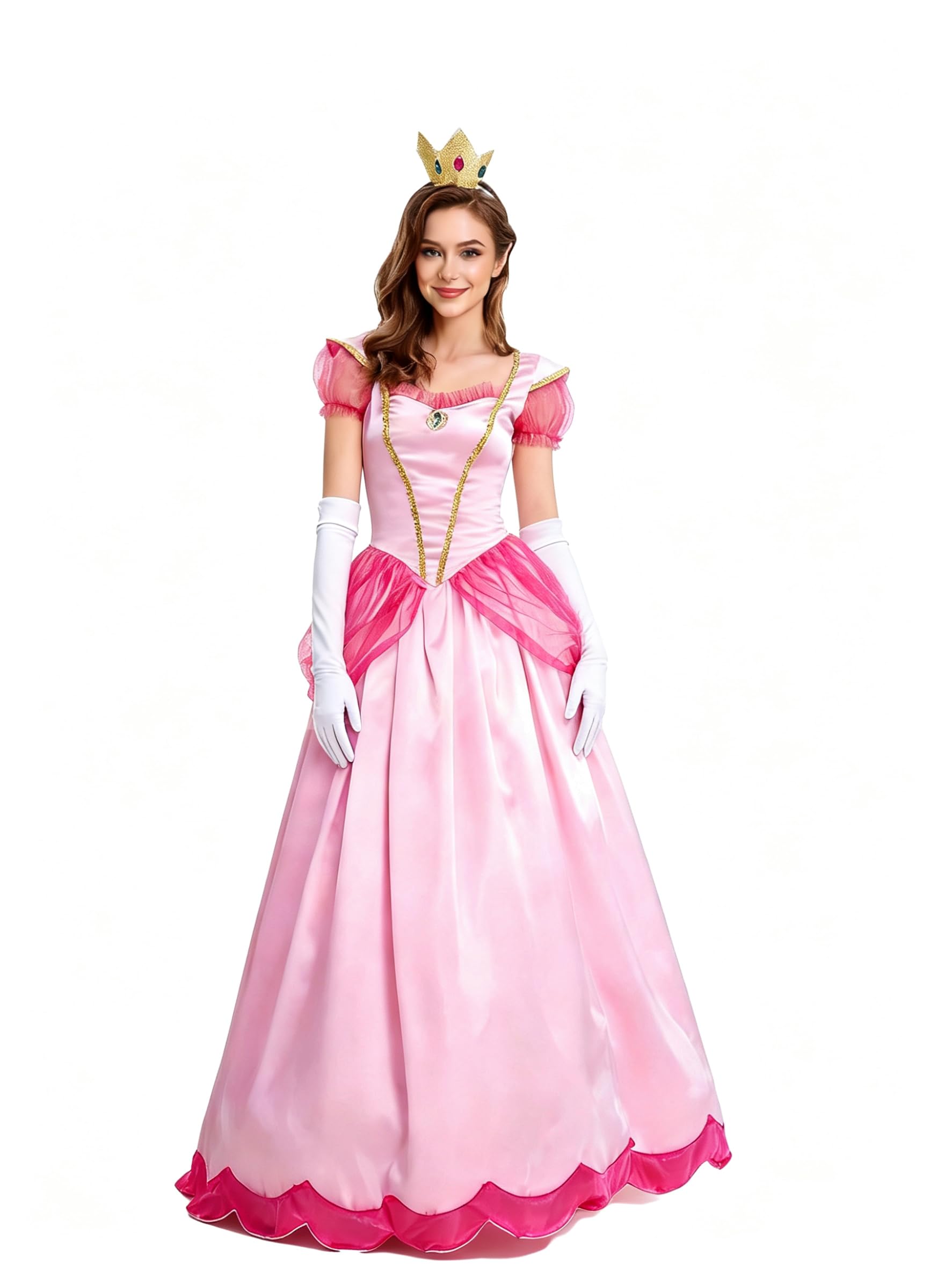 GOLDSTITCH Womne's Princess Costume Halloween Birthday Party Dress up Fancy Costume Cosplay