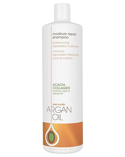 One N Only Argan Oil Shampoo reparación de humedad 33oz (paquete de 2)