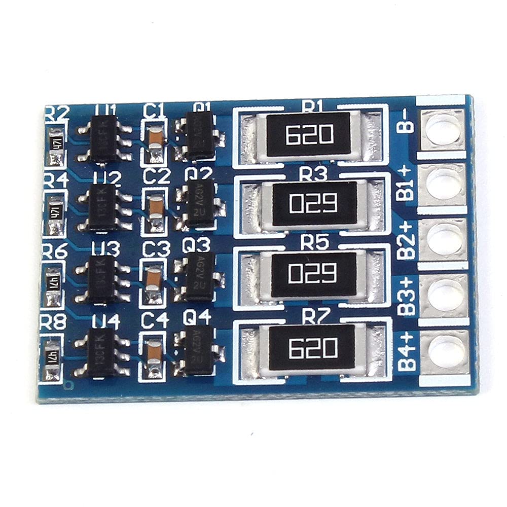 18650 Lithium Iron Phosphate Battery Charger Protection Board Balanced Function Polymer Li-ion Charging Module 4S 3.6V DIY 58mA