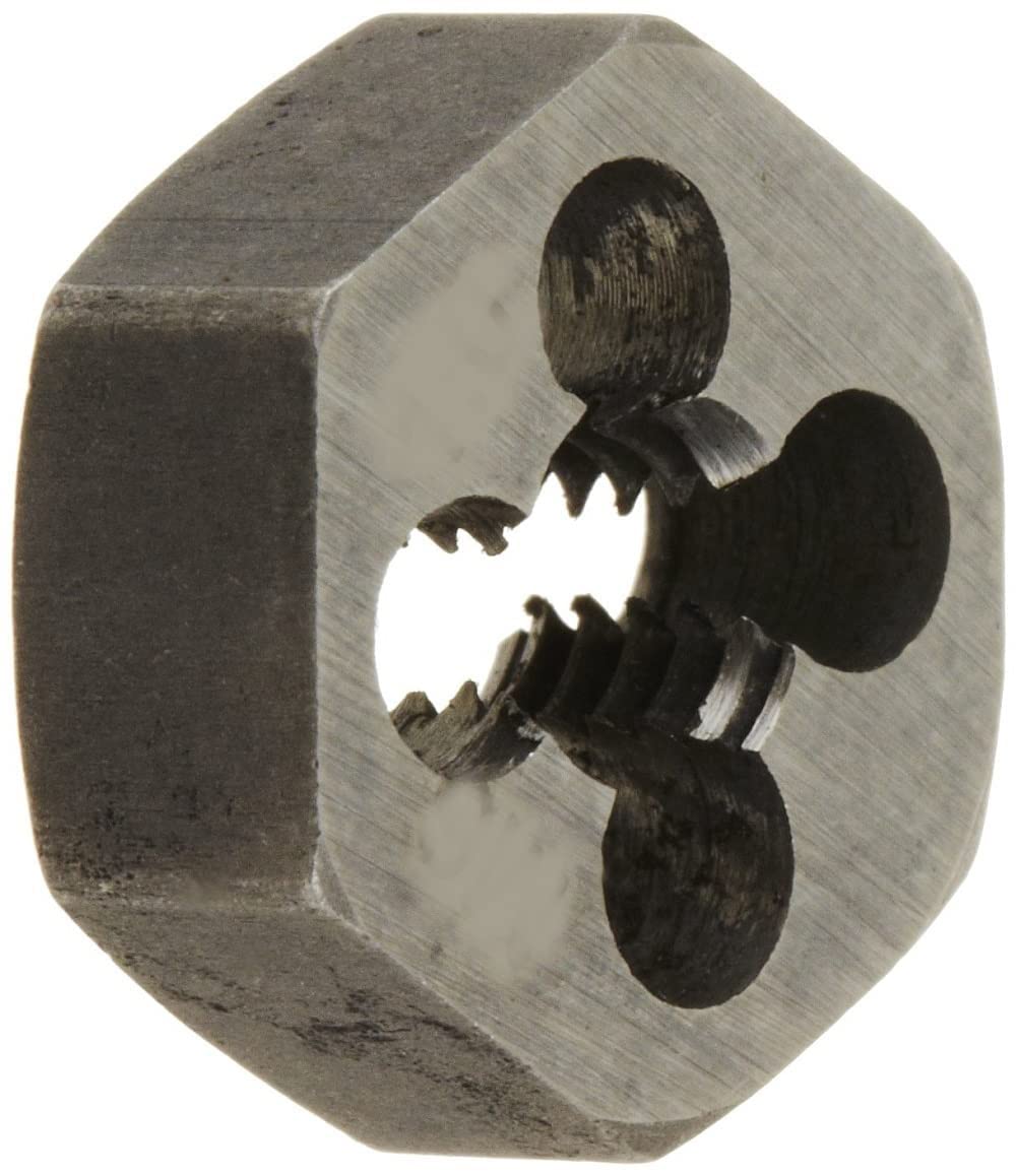 Drill America m6 X 1.25 Carbon Steel Hex Rethreading Die, DWT Series