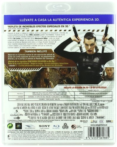 Resident Evil: Ultratumba (3D) [Blu-ray]