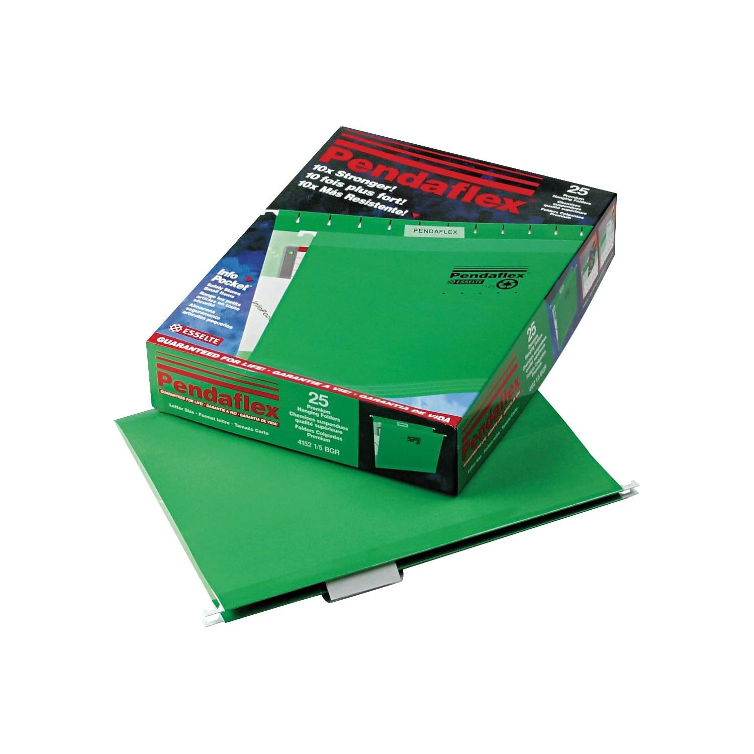 PFX415215BGR – reinforced Hanging Folders, Archivio Documenti Schedario Portadocumenti