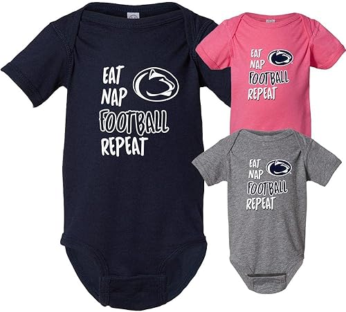 Penn State - Enredadera de fútbol con licencia oficial para bebés