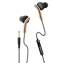 ZEBRONICS Bro 3.5Mm Wired in Ear Earphones, in-Line Mic, Deep Bass, 1.2M Strong and Long Lasting Cable, Light Weight, Compatible with Mobile | Tablet | Laptop (Black + Gold) gallery image