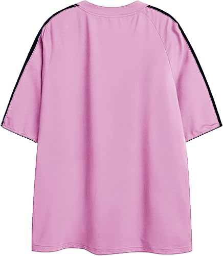 Miniatura 2 de Aelfric Eden Camiseta de gran tamaño para hombre, camisa de los años 90, unisex, ropa de calle, contraste, color gráfico, camisetas casuales de