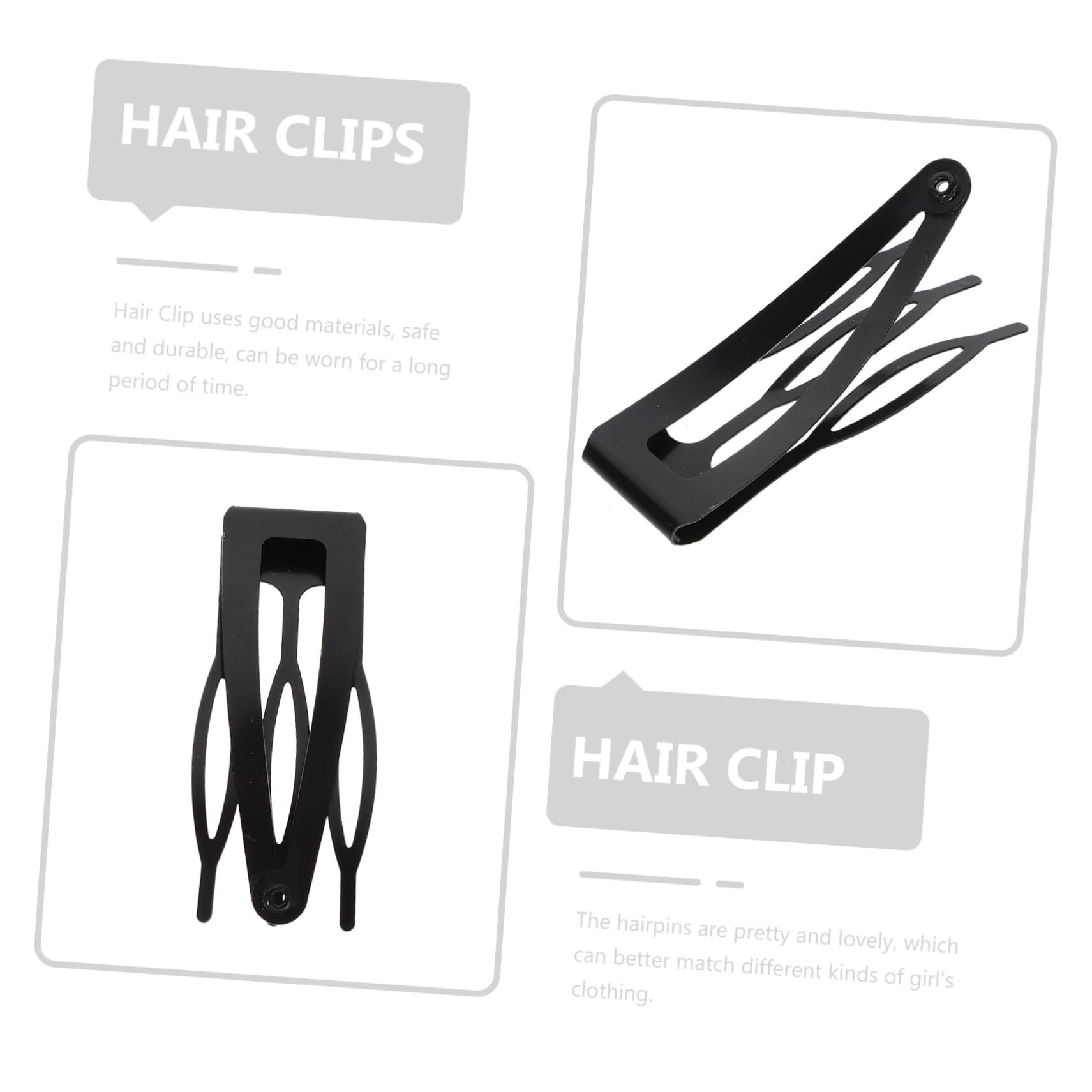 40 Pinzas Cabello de Metal para Mujeres y Niñas, Diseño Elegante y Creativo, Fáciles de Usar y Resistentes, Accesorios para Cabello Corto