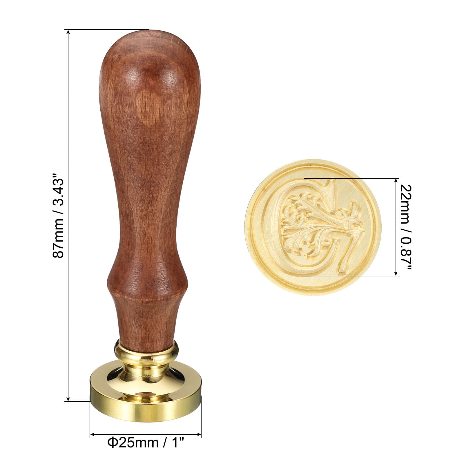 PATIKIL Alphabet C Wax Seal Stamp - Image 2