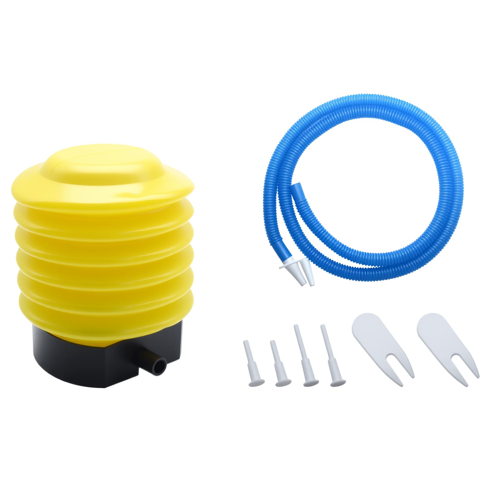 HAJXZH 1 PCS Yoga Ball Pump Foot Press Fast Inflator with Ball Puller and Plugs for Balls and Inflatable Boats