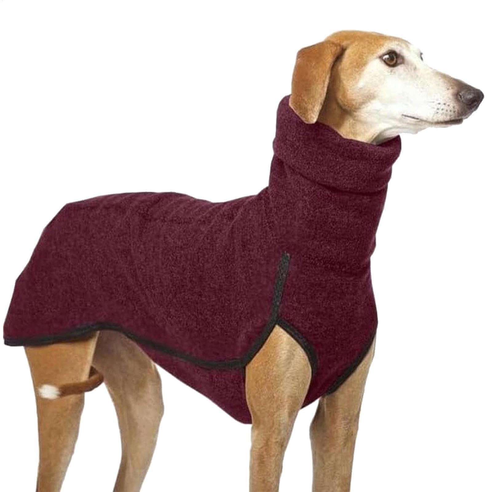 Whippet Jumper, Greyhounds Fleece Jumper Warm Whippet Jumper Coat Greyhounds Turtleneck Shirt, Convenient For Exercise Whippet Warm Sweatshirt For Small, Medium And Large Dogs — image 1