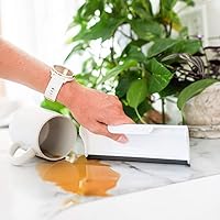 Vista 7 de Full Circle Crumb Runner, Countertop Sweep and Squeegee, Mini Portable Brush, Compact Storage, Sustainable Bamboo Handle