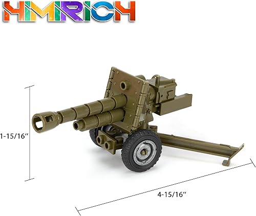 Miniatura 2 de HIMIRICH Paquete de armas, juego de juguetes militares, modelo de bloques de construcción para figuras de soldado, equipo del ejército, piezas y
