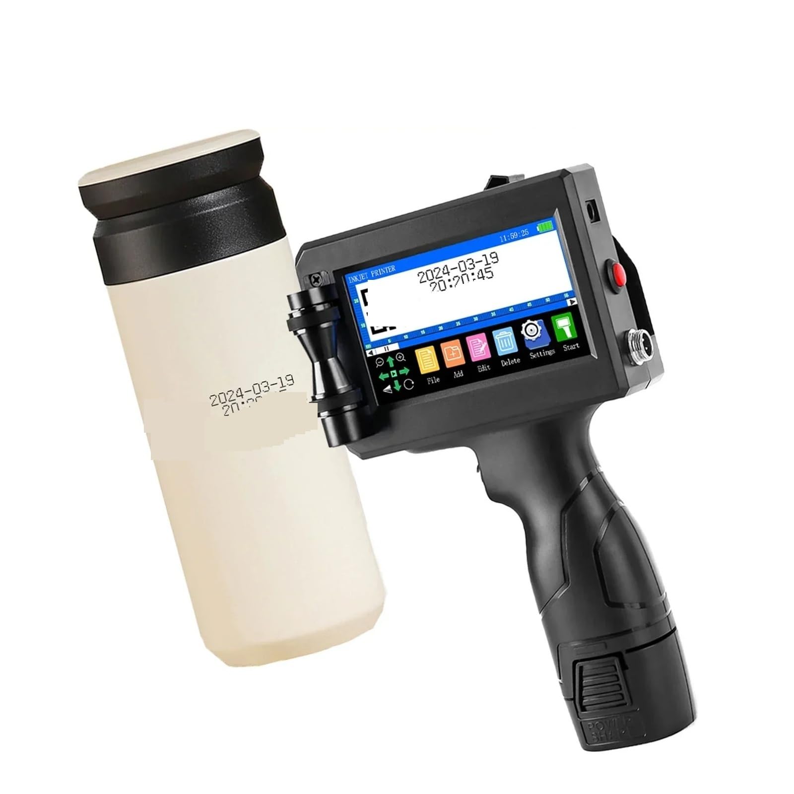 Imprimante jet d'encre portable pour marquer vos logos et dates sur toutes les surfaces