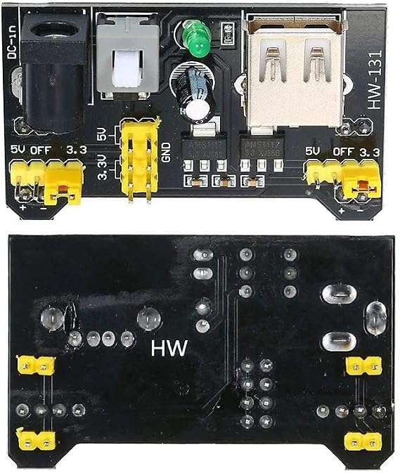 Mini Power Supply Module HW-131 Breadboard Power Module 3.3V/5V Power ...