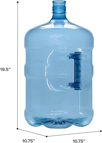 Miniatura 4 de Brio BPA Free 5 Gallon Plastic Crown Cap Reusable Water Bottle Container