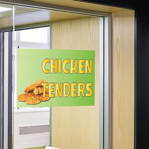 Miniatura 5 de Decal Stickers Multiple Sizes Chicken Tenders A Advertising Printing Industrial Vinyl Safety Sign Label Restaurant & Food 7x5Inches