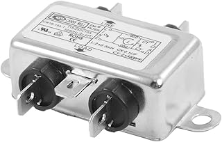 Uxcell a13031400ux0385 CW1B-10A-T 10A AC Power Single Phase Line Filter, 115V/250V