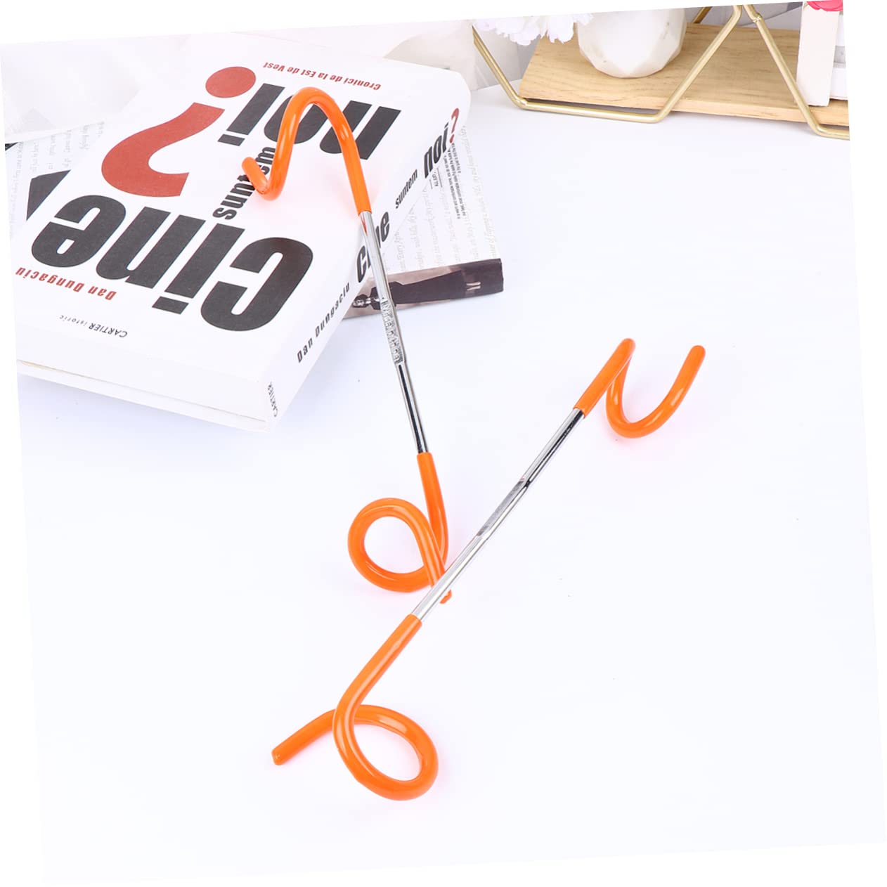 BESPORTBLE 2pcs Stainless Steel Hook Camp Tents Portable Tent Accessories Hooks Outdoor Tools Tent Light Hook Random Color