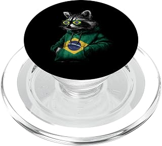 Brasil Flag Brazilian Pride Brasilian Roots Brazil PopSockets PopGrip for MagSafe