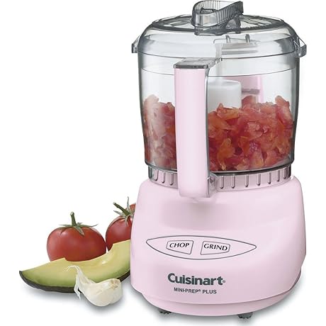 Cuisinart DLC-2APK Mini-Prep Plus Food Processor in a Vibrant Pink Hue