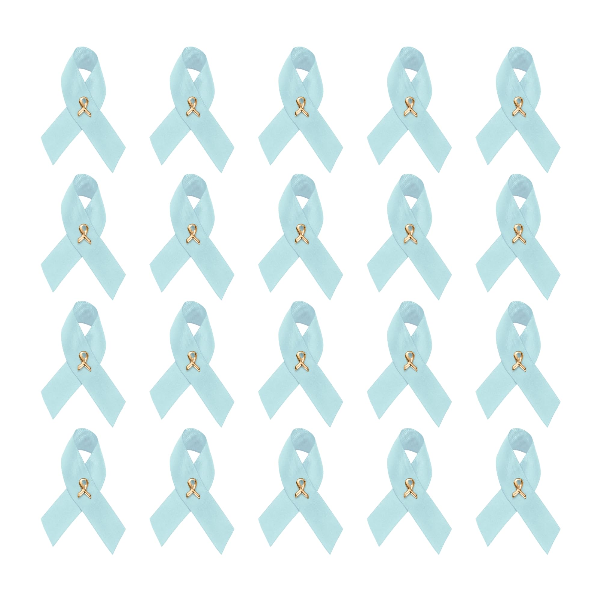 1/2/5/10/25/50/100pcs Satin Awareness Ribbon Pins (Pick your color), for Cancer &amp; Disease Awareness, Bulk Quantities for Fundraising, Events, Gift Giving