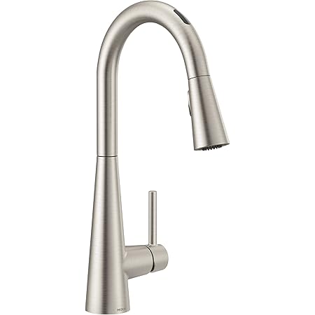 Standard Plumbing Supply - Product: Moen Brantford Spot Resist Stainless One -handle Pulldown Kitchen Faucet
