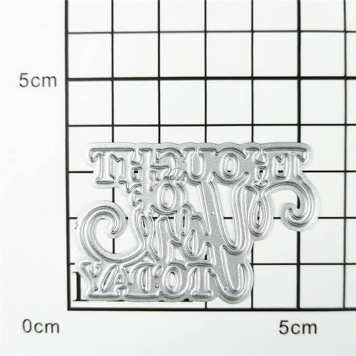 Miniatura 6 de DzIxY YOUARE Words - Troqueles de corte de metal para hacer tarjetas, troquelados, troquelados, álbumes de recortes, plantillas de máquina de