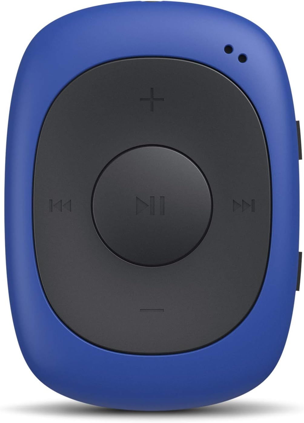 G02 8GB Clip MP3 Player with FM Shuffle, Portable Music Player with Sweatproof Silicone Case for Sports, Blue