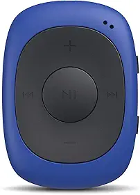 AGPTEK Leitor de MP3 com clipe de 64 GB com FM Shuffle, reprodutor de música portátil com capa de silicone à prova de suor para esportes