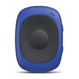 AGPTEK G02 8GB Clip MP3 Player with FM Shuffle, Portable Music Player with Sweatproof Silicone Case for Sports, Blue