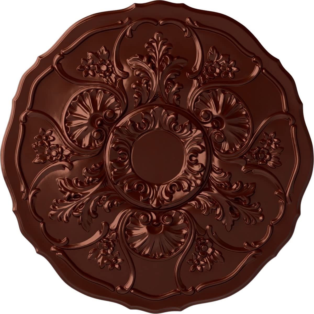 Ekena Millwork CM22CNACS Ceiling Medallion, Antique Copper