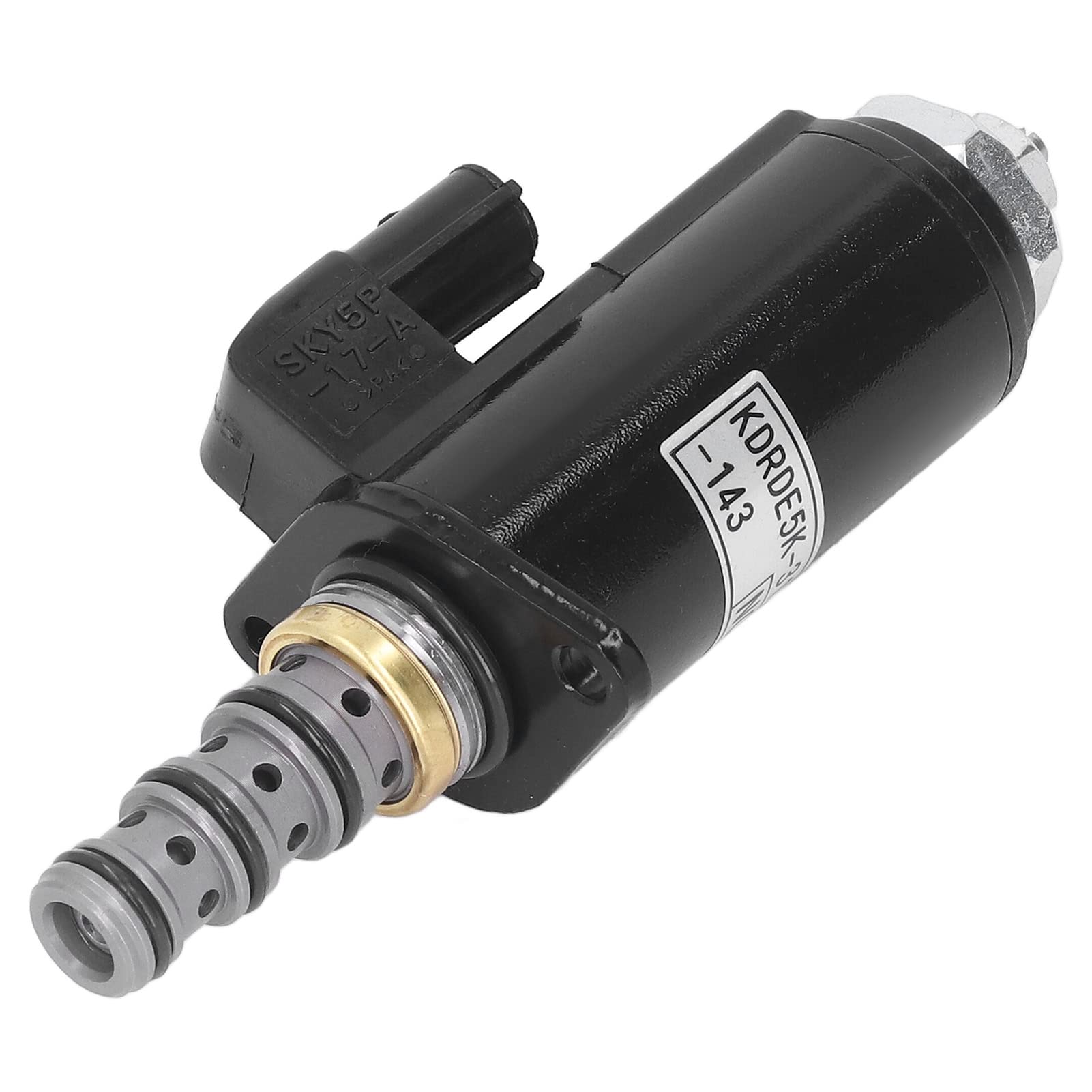 Válvula solenoide SK200-8 en acero de aleación contra fallos hidráulicos