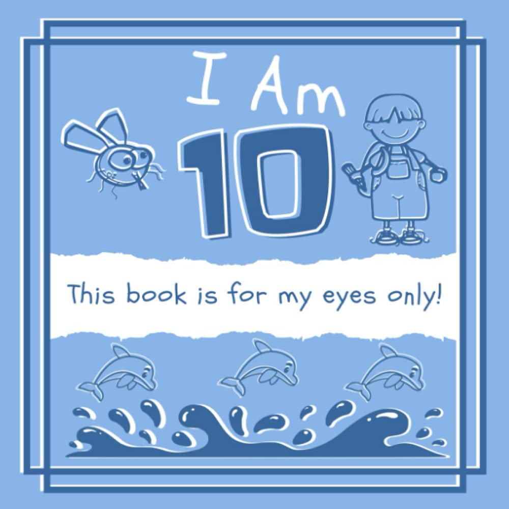 10 Year Old Boys Notebook and sketchbook: An 8.25” x 8.25” notepad and sketchbook with alternate lined and blank pages.