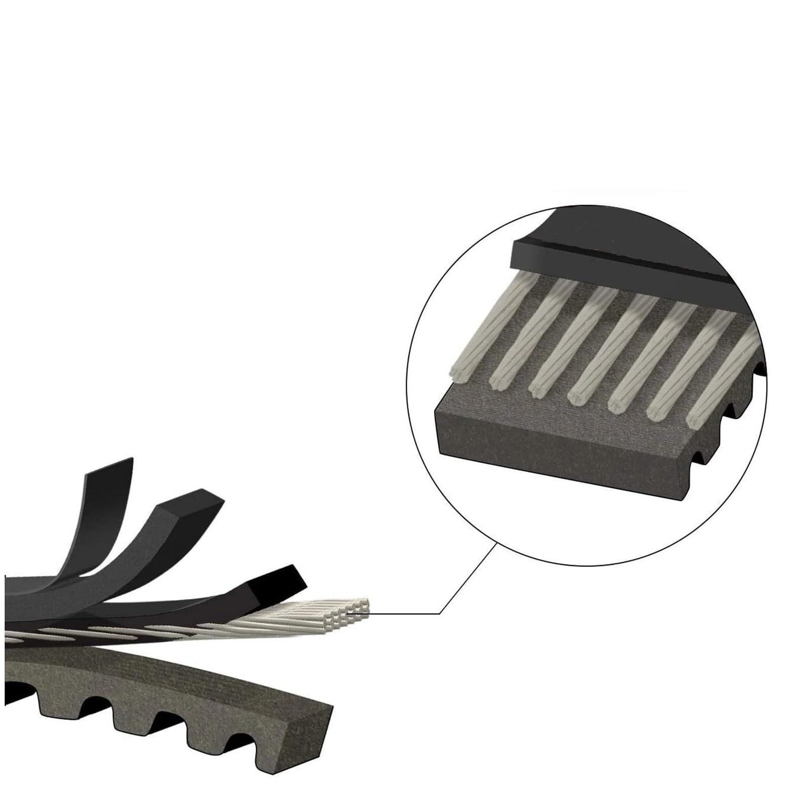 Keilriemen Motorrad-CVT-Antriebsriemen Bando 23100-GFM-9010-M1 Für Lead 110 NHX110 2008–2015 Zahnriemen