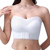 Strapless Bra for Women Push Up Bandeau Lift Bra Seamless Invisible Wirefree Non-Slip Tube Top Bra