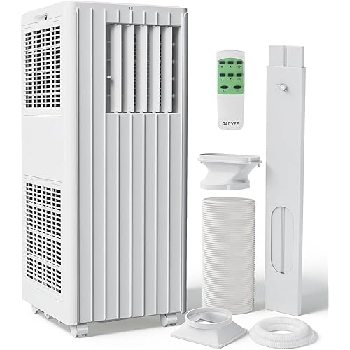 8000 BTU Portable Air Conditioners, Cools Up to 350 Sq. Ft, 4-in-1 Portable AC Unit for Rooms with Remote Control, Quiet Operation, 24H Timer, Window Installation Kit for Home Office