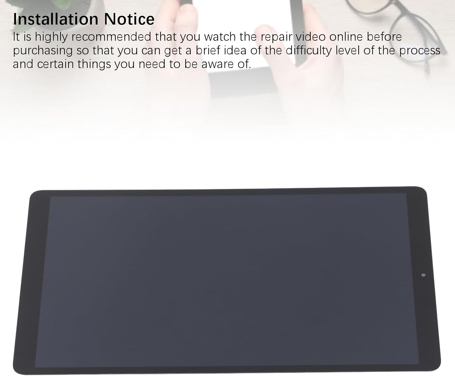 Tablet Screen lacement for Tab A 10.1in T510 T515, LCD Display Touch Digitizer Assembly lacement for Unresponsive, Distorted Pixel, Or Cracked Screens