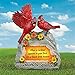 Collections Etc Solar Lit Cardinal Memorial Garden Decoration