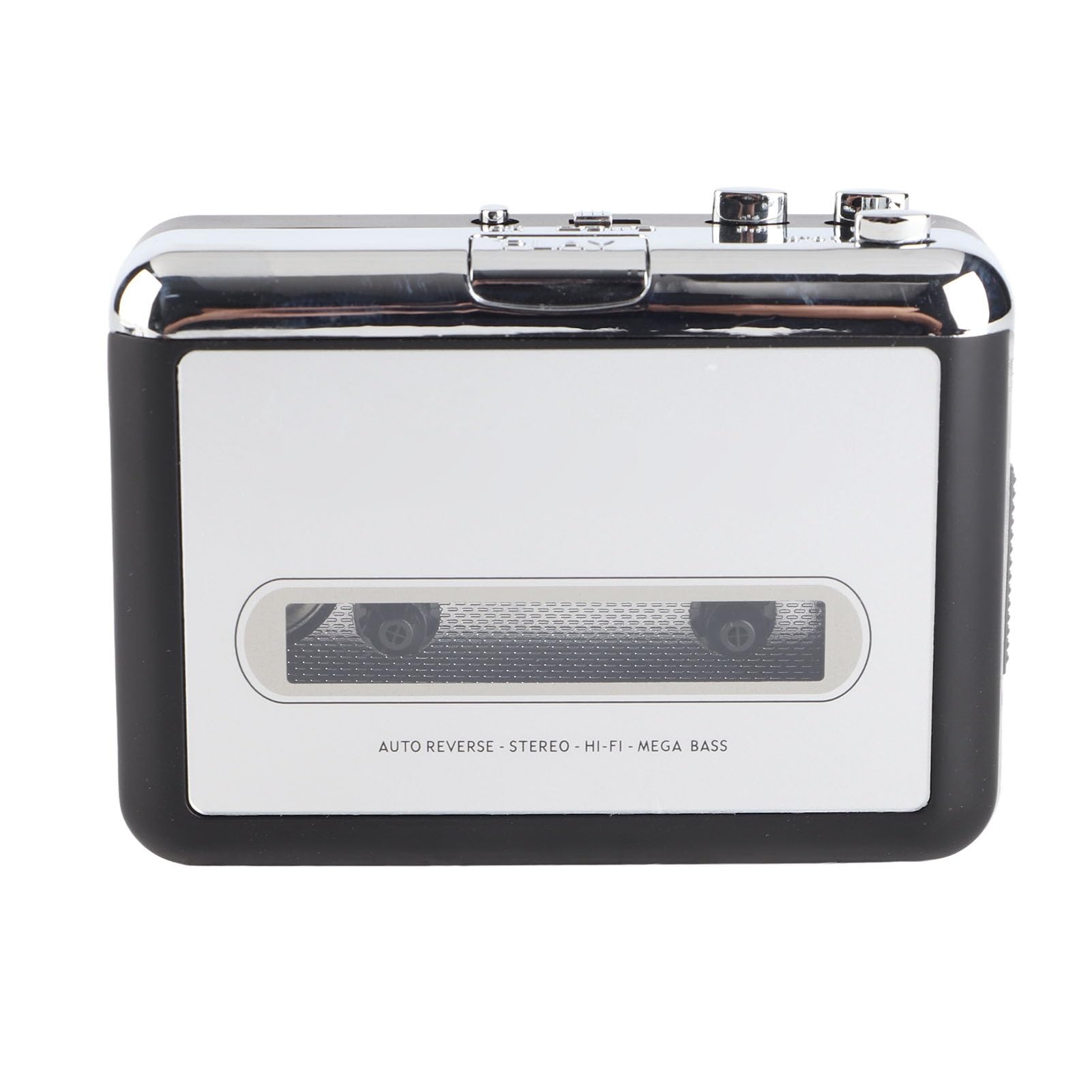 Kadimendium Konwerter Kasety Magnetofonowej USB na Komputer PC MP3 Switcher Converter + Plug and Play + Wyjście + Słuchawki, do Konwersji Kasety na Odtwarzacz Muzyczny MP3, Zasilany Przez USB, Nie