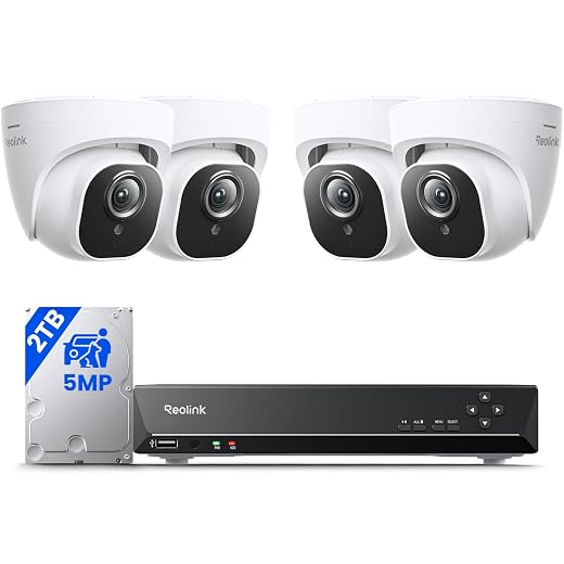 REOLINK 5MP 8CH Security Camera System